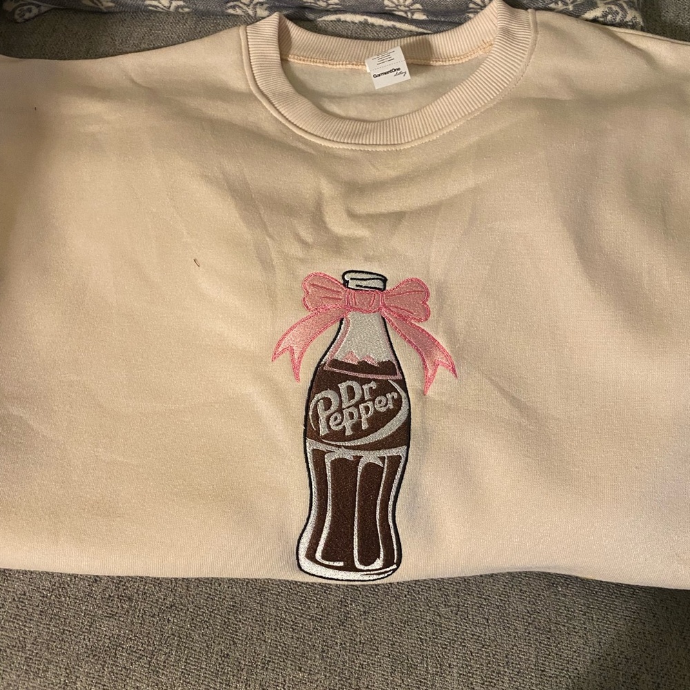 Embroidered Dr Pepper Sweatshirt